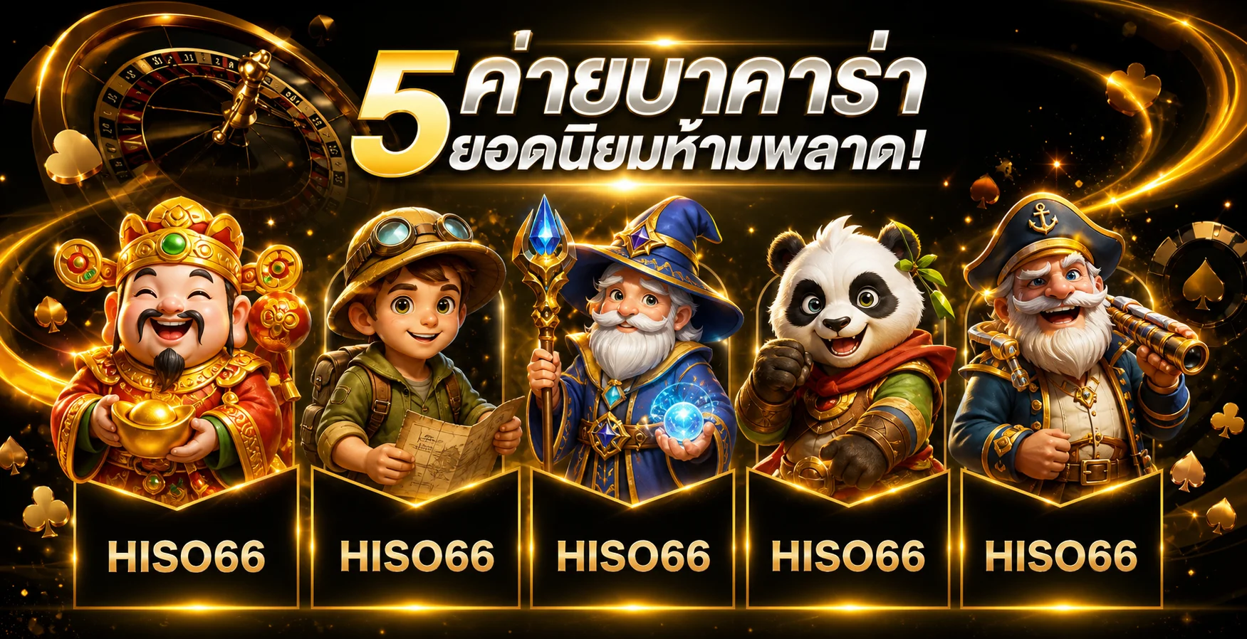 ค่ายบาคาร่าออนไลน์ยอดนิยมใน HISO66